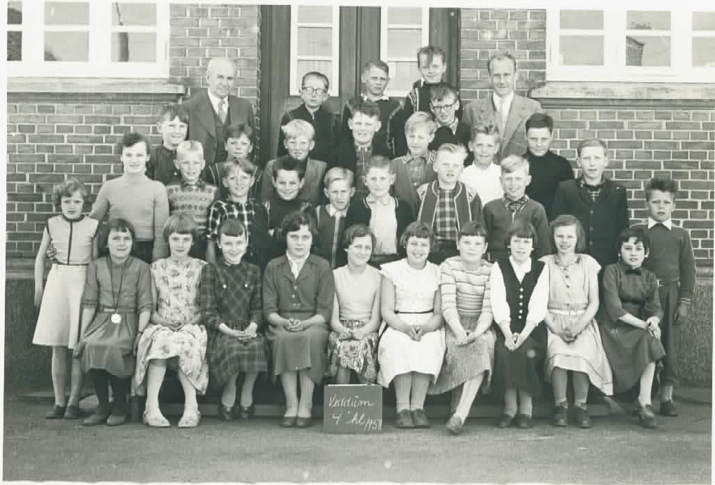 Foto 1958 Veddum Skole 4 kl.