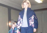 Line Sørensen og Louise Thomsen ( nu Hansen) Modeopvisning 1992