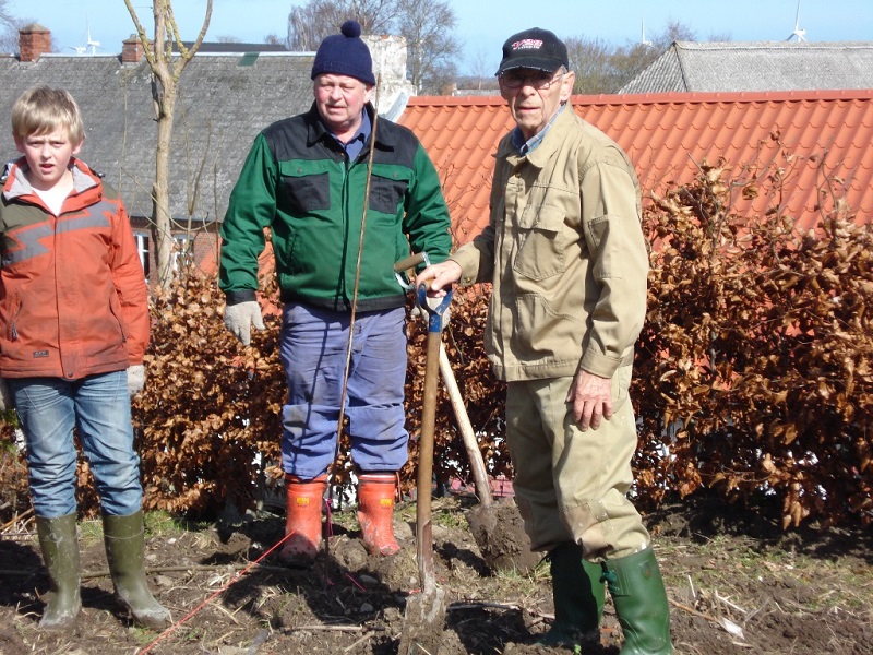 Teddy, Birger og Peder