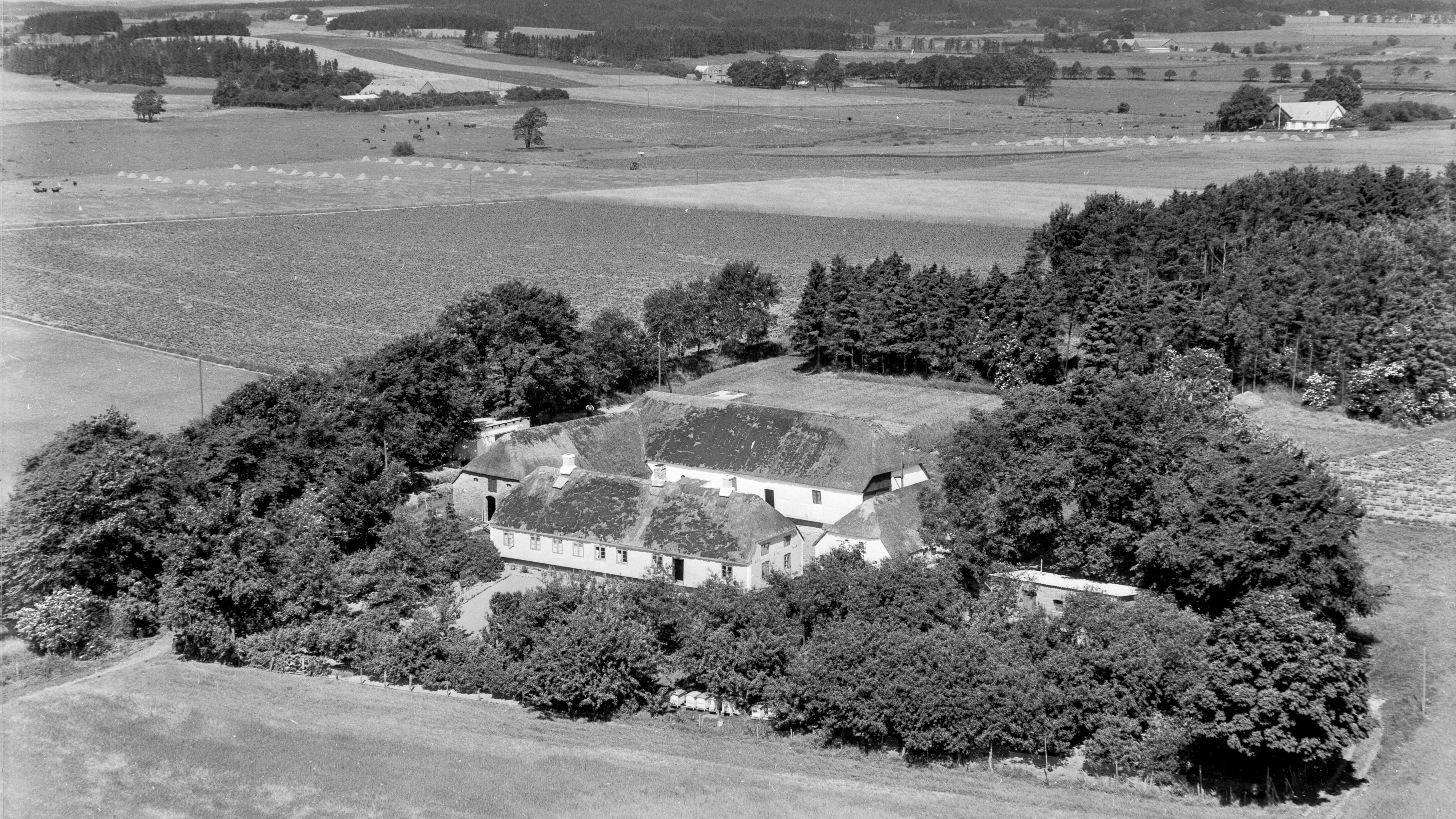 Hos Anton Jensen 1955 Sylvest Jensen Luftfoto;  Det Kgl. Bibliotek http://www5.kb.dk/danmarksetfraluften/images/luftfo/2011/maj/luftfoto/object1882019