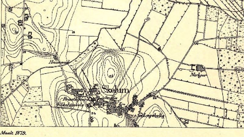 Haanvad var vadestedet mellem Skelund og Veddum