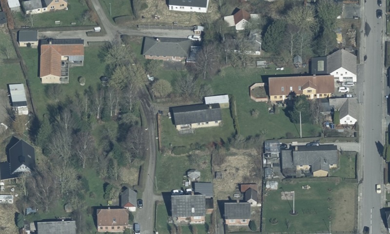 Skråfoto 2023 fra Styrelsen for Dataforsyning og Effektivisering, hentet jan 2024. 