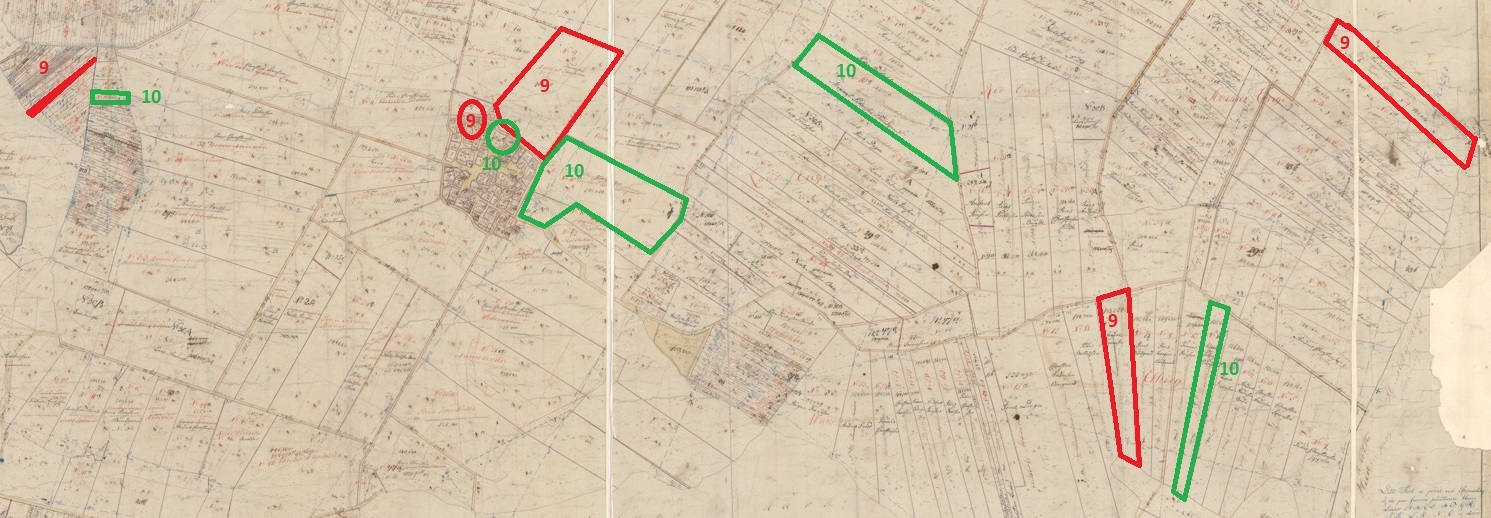 Historiske kort på nettet (https://historiskekort.dk/). Matrikelkort Veddum By, Skelund (0641052 1814) Gyldig : 1814 - 1866 Målestok: 4000. Indeholder data fra Styrelsen for Dataforsyning og Infrastruktur hentet 2023.