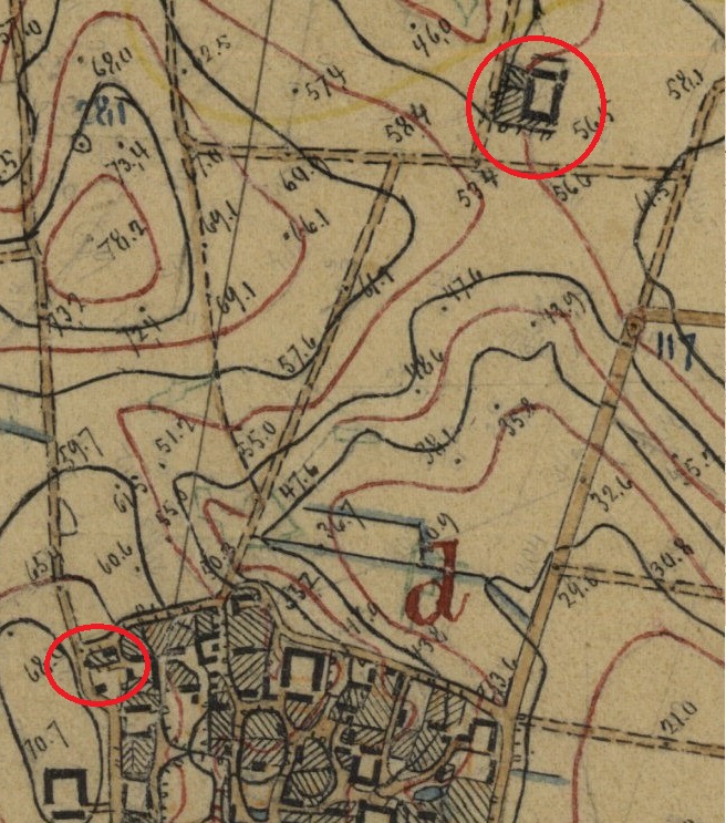 I 1929 er der et hus på Trommelholtvej og en ny gård er bygget i Hylt. Historiske kort på nettet (https://historiskekort.dk/). Byopmåling Veddum. Gyldig : 1879 - 1929. Indeholder data fra Styrelsen for Dataforsyning og Infrastruktur hentet 2023.