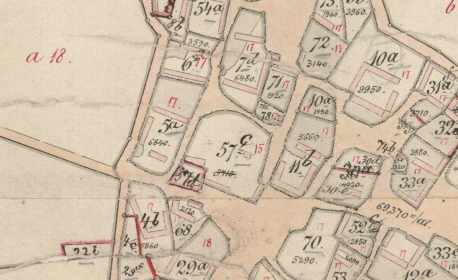Historiske kort på nettet (https://historiskekort.dk/). Matrikelkort Veddum By, Skelund (0641052) Gyldig : 1866 - 1896 Målestok: 4000. Indeholder data fra Styrelsen for Dataforsyning og Infrastruktur hentet 2023.