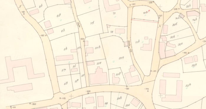 Historiske kort på nettet (https://historiskekort.dk/). Matrikelkort Veddum By, Skelund (28290 1963) Gyldig : 1963 - 1972 Målestok: 4000. Indeholder data fra Styrelsen for Dataforsyning og Infrastruktur hentet 2023.